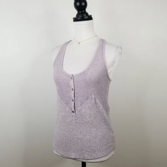 Anthropologie Saturday Sunday Lucie Lilac Tank Top - Picture 1 of 6